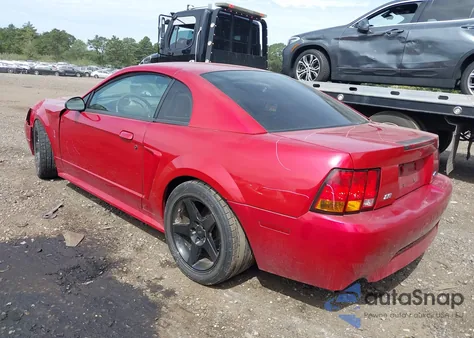 2001 Ford Mustang Cobra из США, поврежденный, VIN 1FAFP47V61F191281